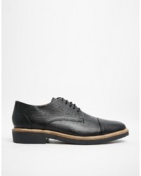 Chaussures derby en cuir noires Kurt Geiger