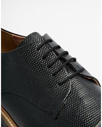 Chaussures derby en cuir noires Kurt Geiger