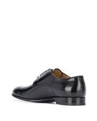 Chaussures derby en cuir noires Dell'oglio