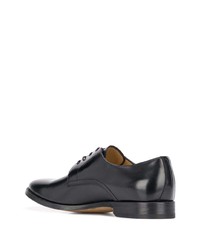 Chaussures derby en cuir noires Dell'oglio