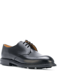 Chaussures derby en cuir noires Church's