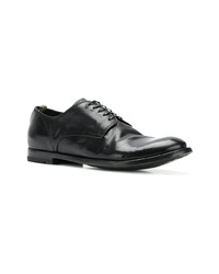 Chaussures derby en cuir noires Officine Creative