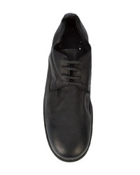 Chaussures derby en cuir noires Guidi