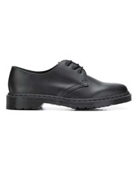 Chaussures derby en cuir noires Dr. Martens