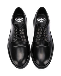 Chaussures derby en cuir noires Oamc