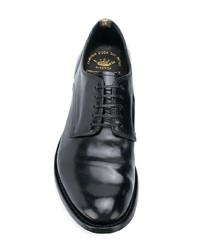 Chaussures derby en cuir noires Officine Creative