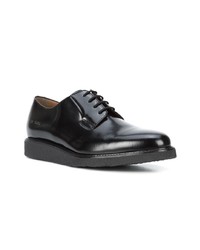 Chaussures derby en cuir noires Common Projects