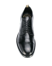 Chaussures derby en cuir noires Officine Creative