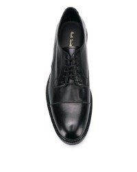 Chaussures derby en cuir noires Paul Smith