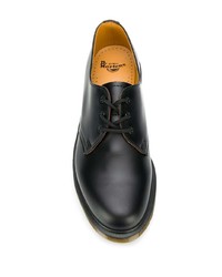 Chaussures derby en cuir noires Dr. Martens