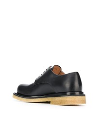 Chaussures derby en cuir noires Bottega Veneta