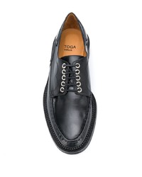 Chaussures derby en cuir noires Toga Virilis