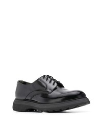 Chaussures derby en cuir noires Doucal's