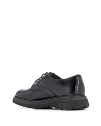 Chaussures derby en cuir noires Doucal's