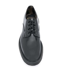 Chaussures derby en cuir noires Doucal's