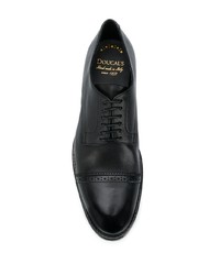 Chaussures derby en cuir noires Doucal's