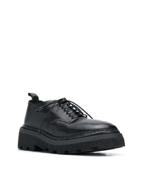 Chaussures derby en cuir noires Marsèll