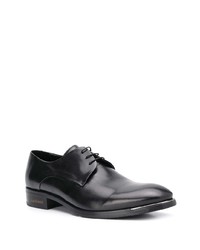 Chaussures derby en cuir noires Baldinini