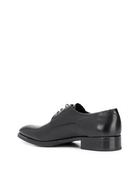 Chaussures derby en cuir noires Baldinini