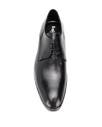 Chaussures derby en cuir noires Baldinini