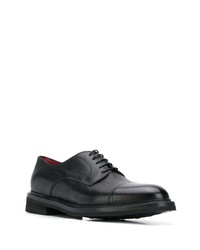 Chaussures derby en cuir noires Barrett