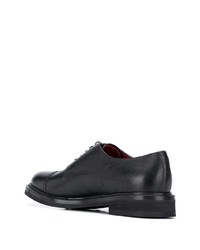 Chaussures derby en cuir noires Barrett