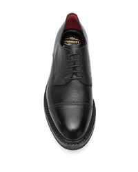 Chaussures derby en cuir noires Barrett