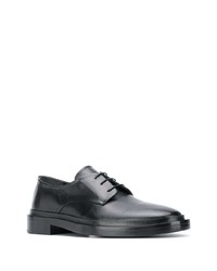 Chaussures derby en cuir noires Jil Sander