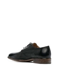 Chaussures derby en cuir noires Moma