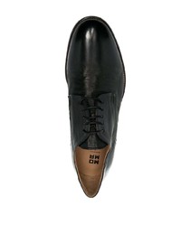 Chaussures derby en cuir noires Moma