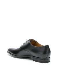 Chaussures derby en cuir noires BOSS