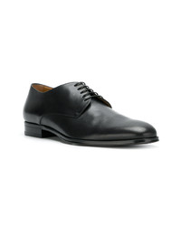 Chaussures derby en cuir noires BOSS HUGO BOSS