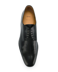 Chaussures derby en cuir noires BOSS HUGO BOSS