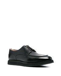 Chaussures derby en cuir noires Bally