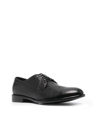 Chaussures derby en cuir noires Tagliatore
