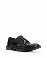 Chaussures derby en cuir noires Premiata