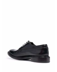 Chaussures derby en cuir noires Premiata