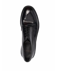 Chaussures derby en cuir noires Premiata