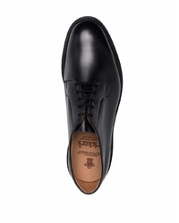 Chaussures derby en cuir noires Tricker's