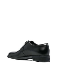 Chaussures derby en cuir noires BOSS