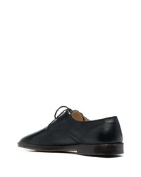 Chaussures derby en cuir noires Lemaire