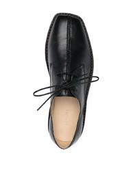 Chaussures derby en cuir noires Lemaire