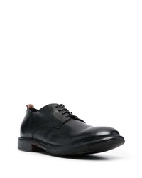 Chaussures derby en cuir noires Moma