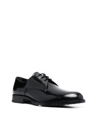Chaussures derby en cuir noires Tod's