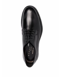 Chaussures derby en cuir noires Henderson Baracco