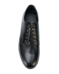 Chaussures derby en cuir noires Barbanera