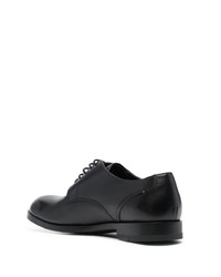 Chaussures derby en cuir noires Zegna