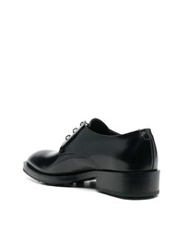 Chaussures derby en cuir noires Jil Sander