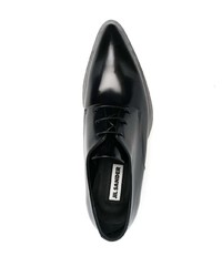 Chaussures derby en cuir noires Jil Sander