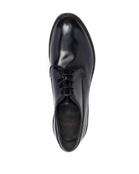 Chaussures derby en cuir noires Premiata